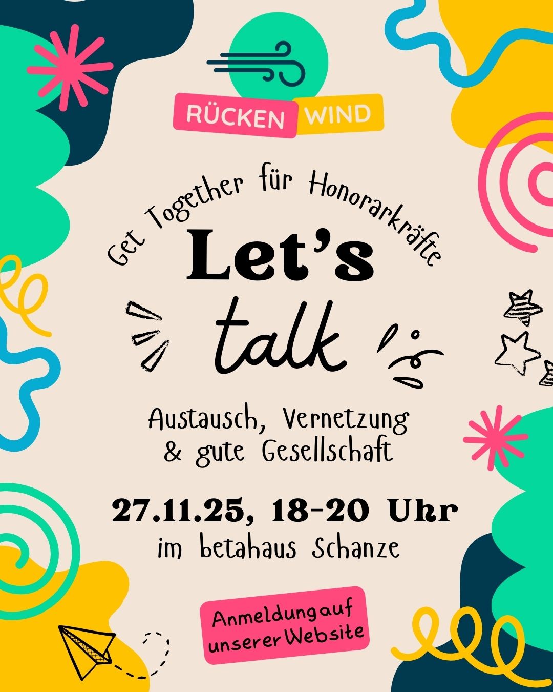 Let's talk: Get Together für Honorarkräfte